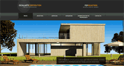 Desktop Screenshot of escalantecorporation.com
